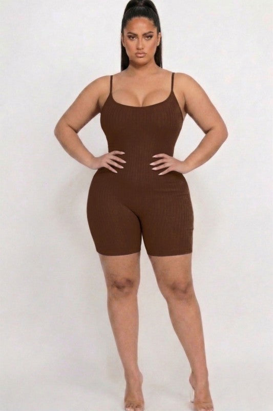 Basic Ribbed Romper