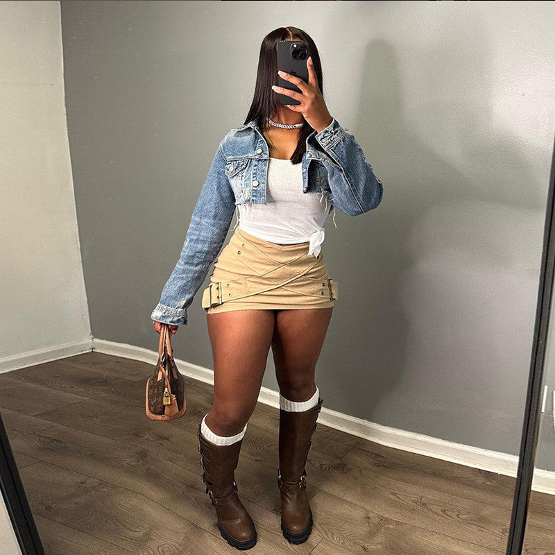 Cross That Line Skirt