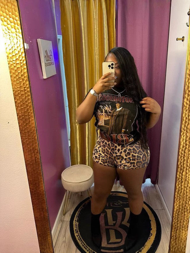 Leopard Print Shorts