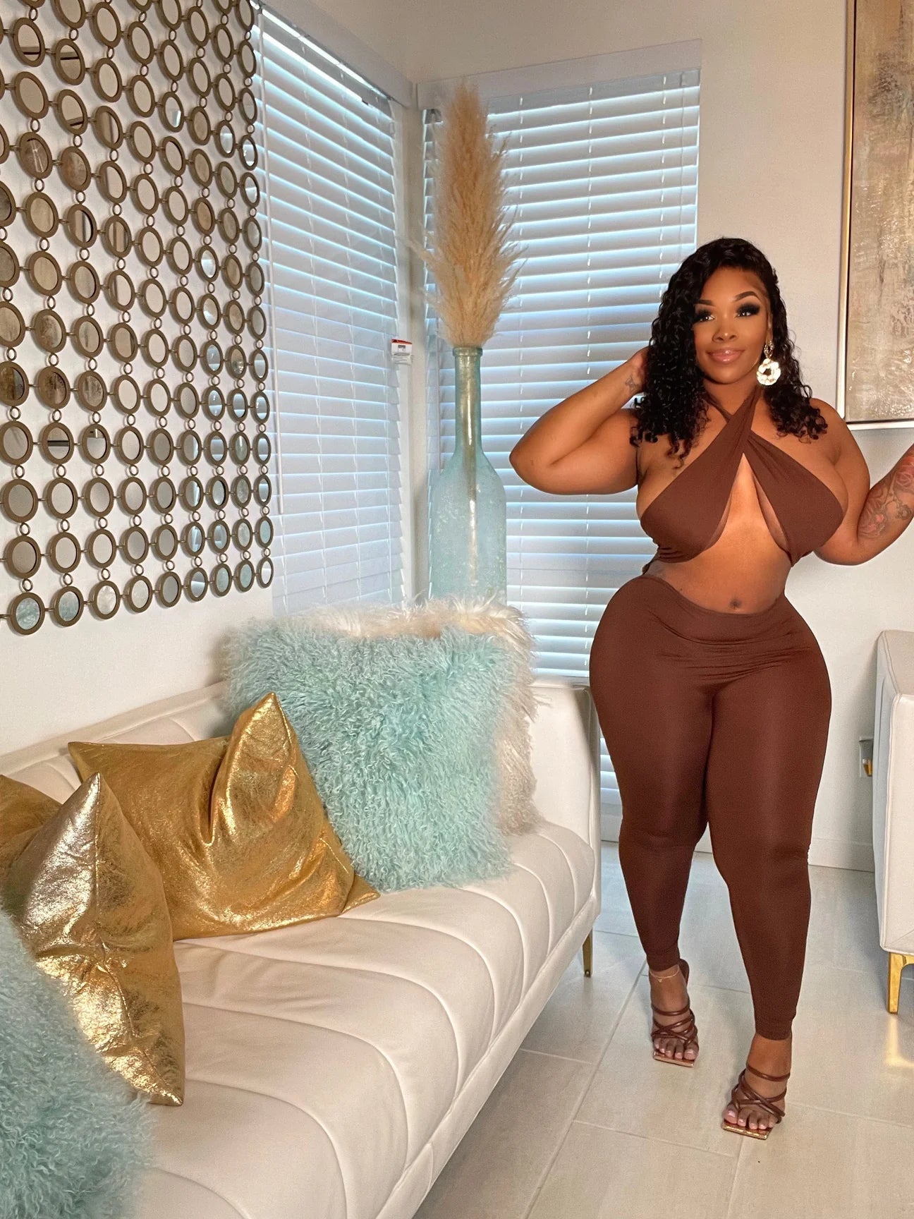 Chocolate Jumpsuit