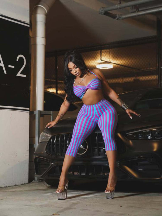 Sasha Striped Set