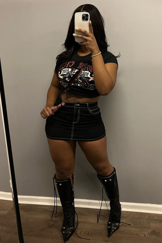 Up to Somethin’ Mini Skirt
